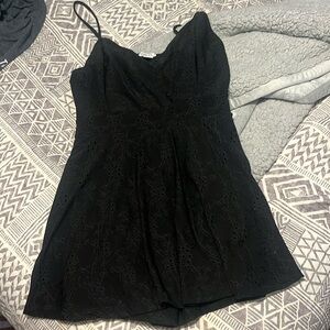 XL black romper